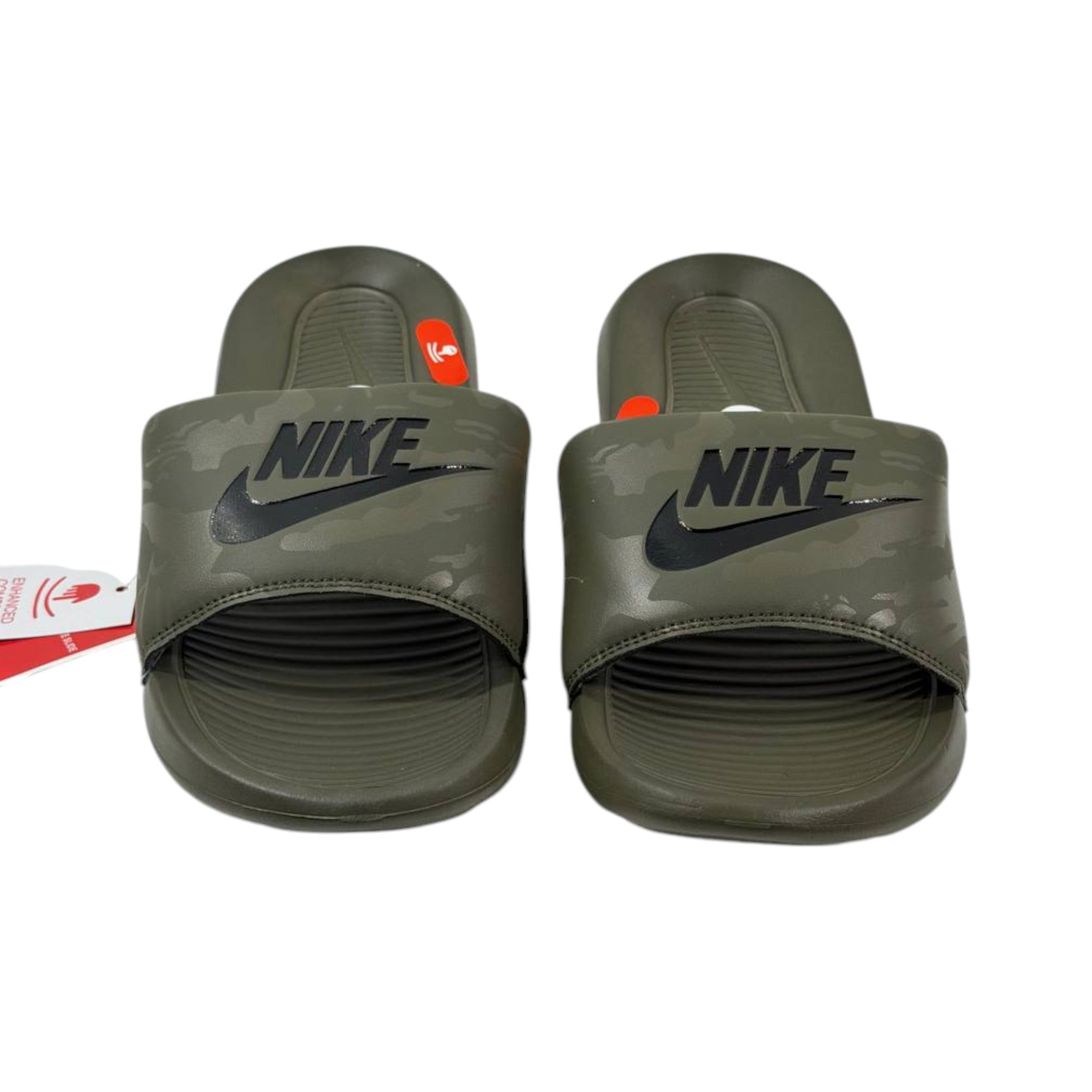 Nike Camo Comfort Slides – Olive Green Edition 🪖🔥