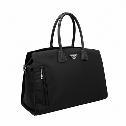 PRADA Large Black Tote 🖤 | Minimal Luxury Statement