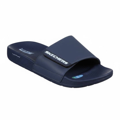 Skechers Hyper Burst Recovery Slides – Midnight Navy Edition 🔵🖤