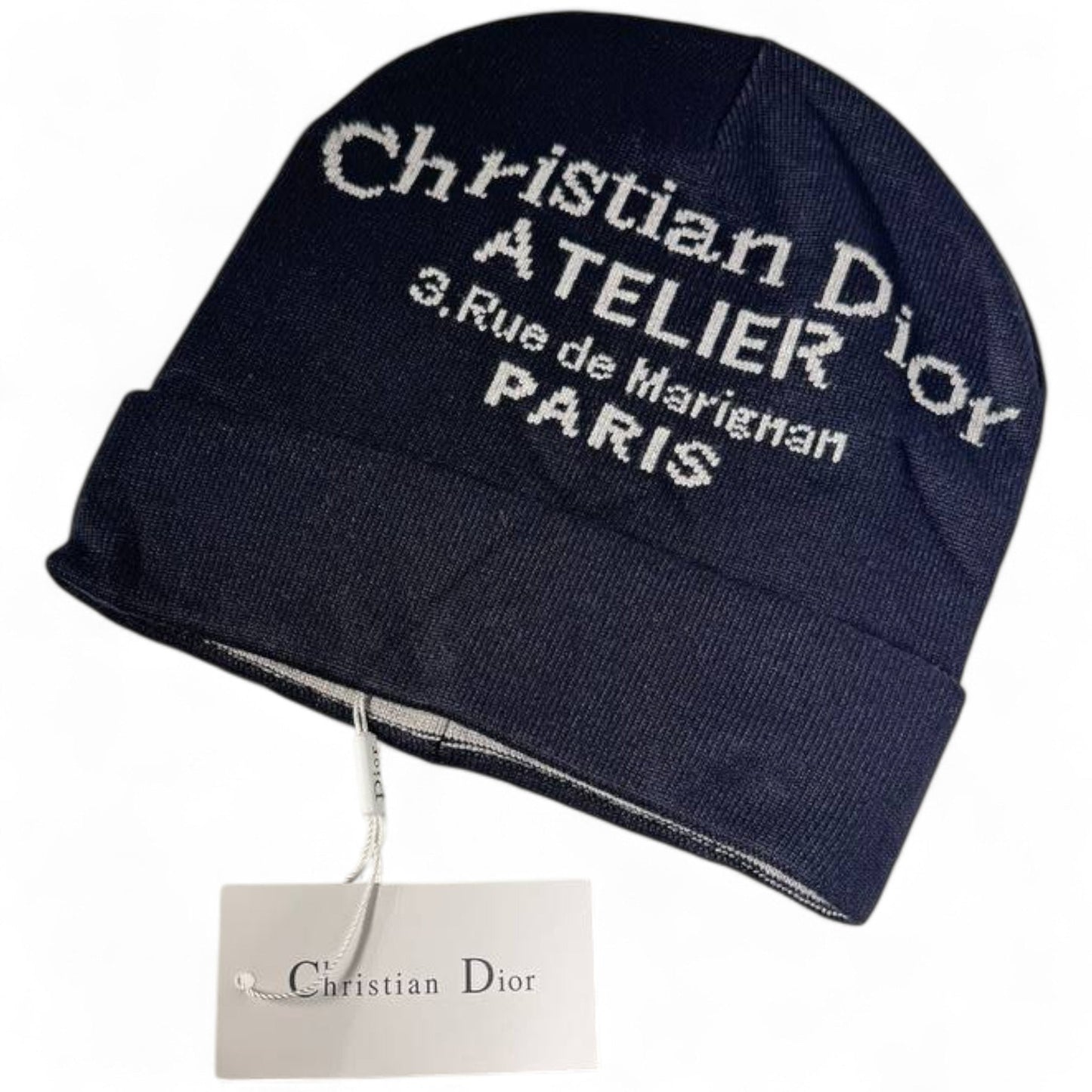 Christian Dior Atelier Navy Beanie