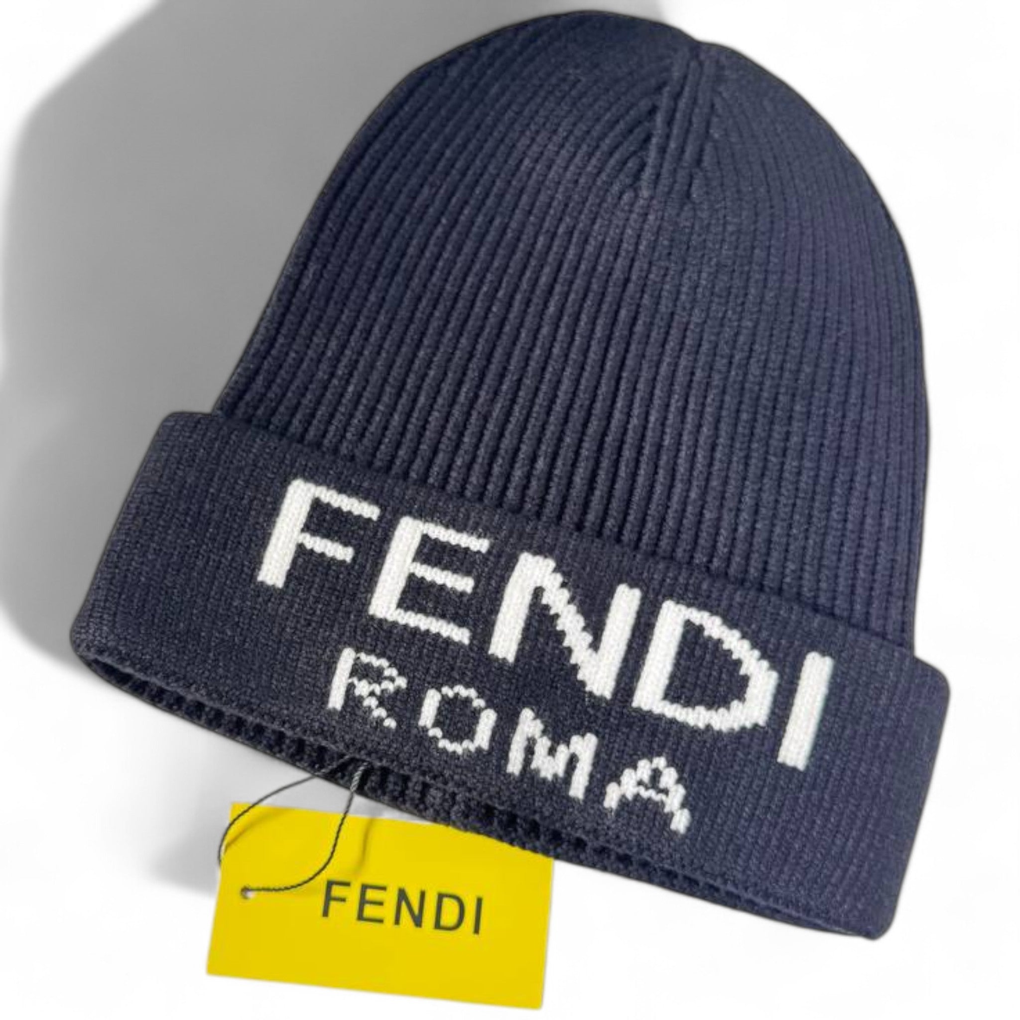 Fendi Roma  Ribbed Beanie