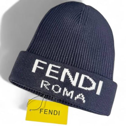 Fendi Roma  Ribbed Beanie