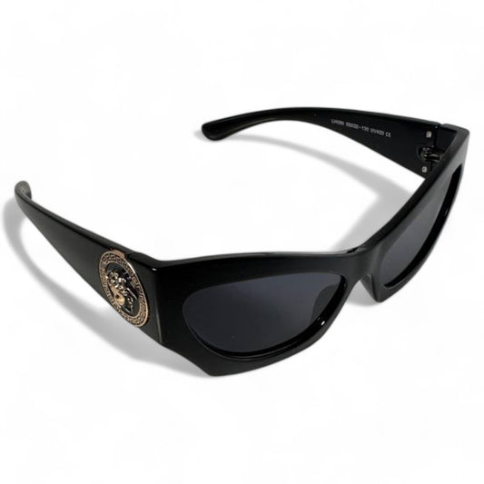 Versace Black Medusa Sunglasses