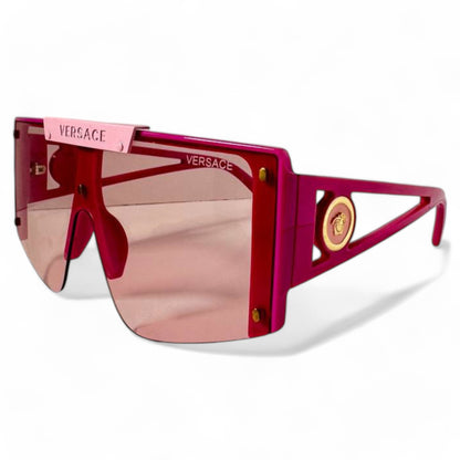 Versace Pink Shield Sunglasses