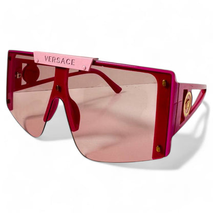 Versace Pink Shield Sunglasses