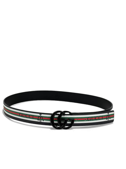🖤 Gucci Web Stripe Belt with GG Buckle – 120cm 🇮🇹✨