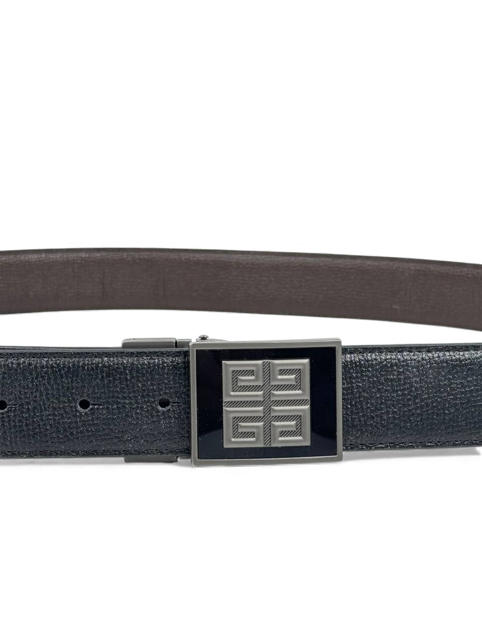 🖤 Givenchy Reversible Leather Belt – 125cm 🩶✨