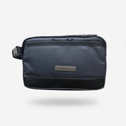 Calvin Klein Jeans Grey Travel Toiletry Bag 🩶✨ | Minimalist Zip Wash Pouch