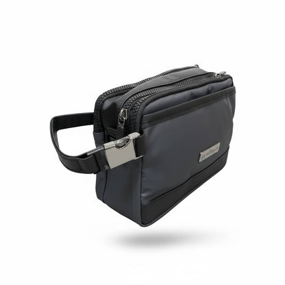 Calvin Klein Jeans Grey Travel Toiletry Bag 🩶✨ | Minimalist Zip Wash Pouch