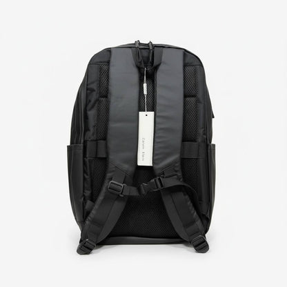 Calvin Klein Jeans Black Diagonal Logo Backpack 🖤🎒 | Modern Everyday Travel & Laptop Bag
