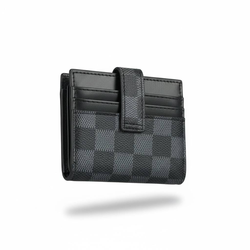 LOUIS VUITTON Damier Graphite Slim Card Holder 🖤 | Luxury Check Mini Wallet