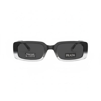Prada Black & Grey Gradient Square Sunglasses 🕶️ | Luxury Statement Frame