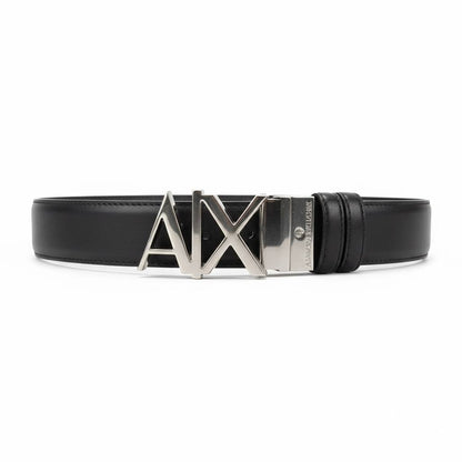 Armani Exchange Reversible Leather Belt – AX Logo Buckle 🖤✨ (130cm)
