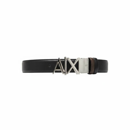 Armani Exchange Reversible Leather Belt – AX Logo Buckle 🖤✨ (130cm)
