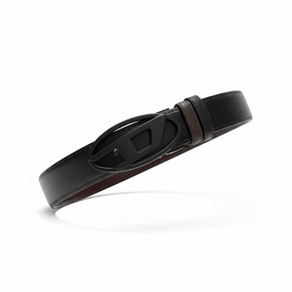 Diesel Reversible Leather Belt – Matte D Logo Edition 🖤🔥 (130cm)