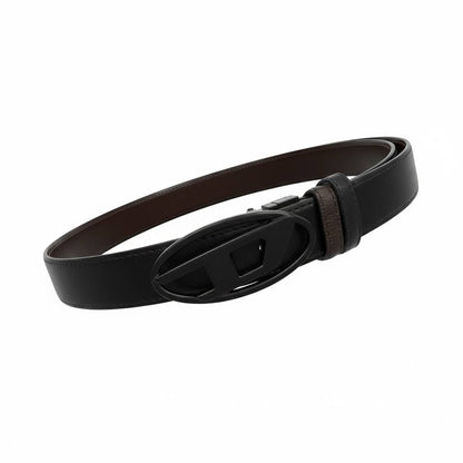 Diesel Reversible Leather Belt – Matte D Logo Edition 🖤🔥 (130cm)
