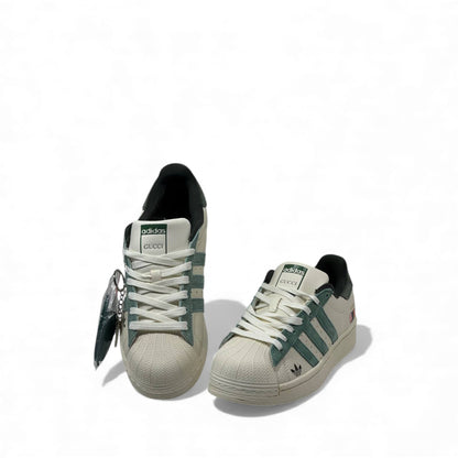 🌿 Adidas x Gucci Superstar Sneakers – Heritage Meets High Fashion 👟