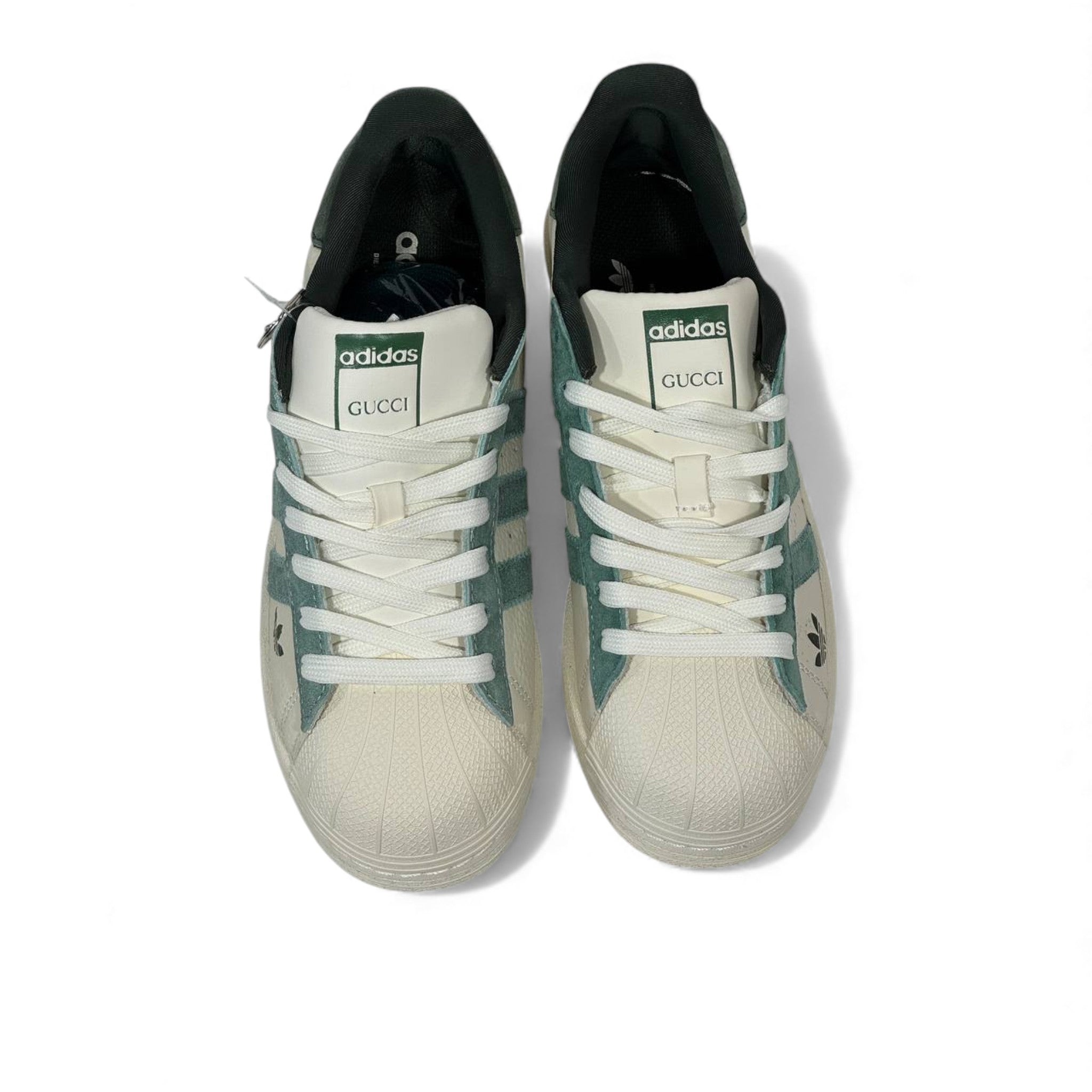 🌿 Adidas x Gucci Superstar Sneakers – Heritage Meets High Fashion 👟