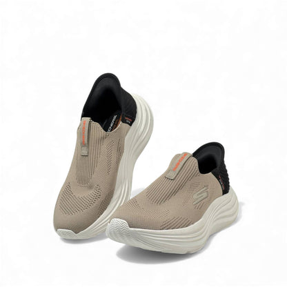 ☁️ Skechers Slip-On Arch Fit Beige Sneakers – Comfort Meets Everyday Elegance 👟