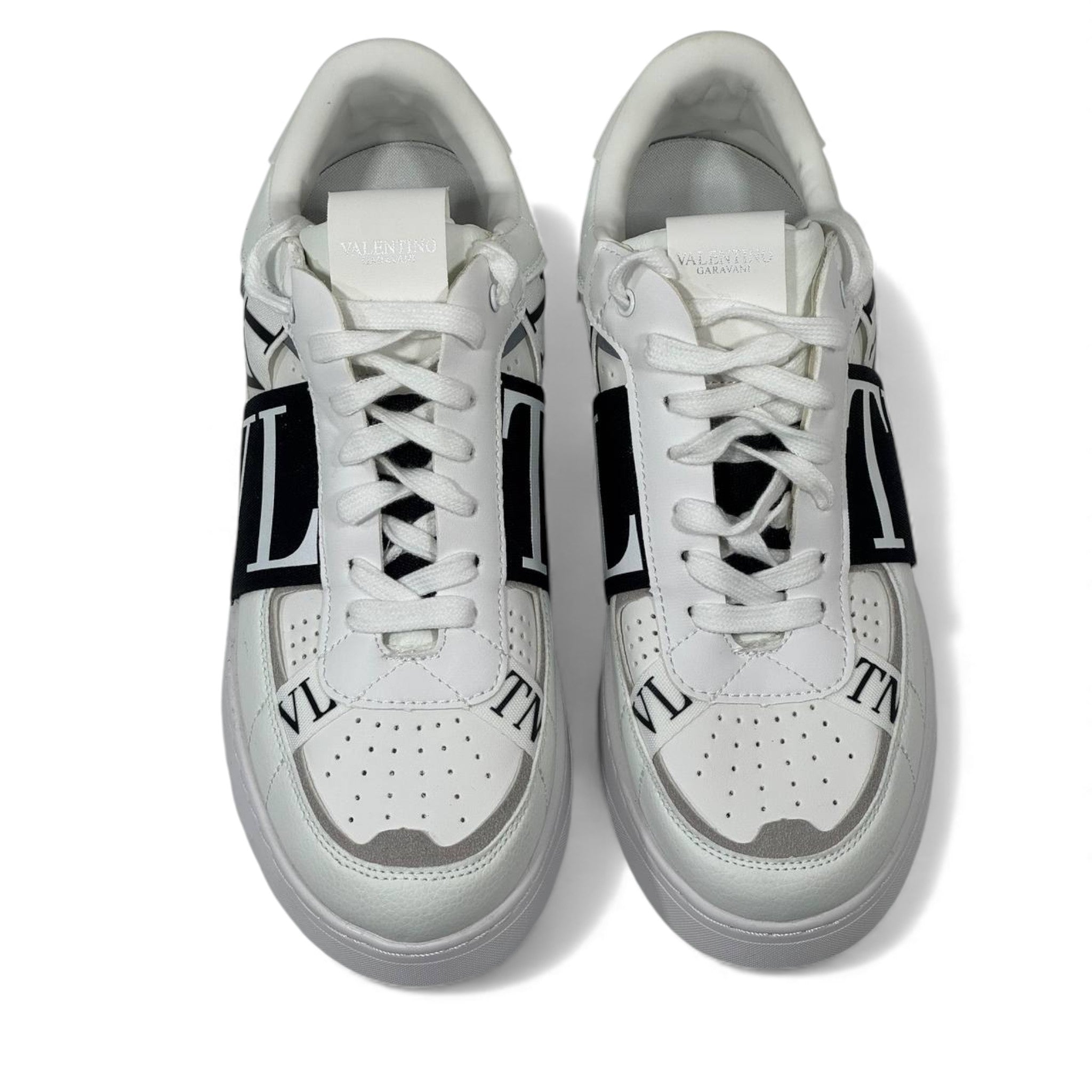 🤍 Valentino Garavani VL7N White & Black Sneakers – Modern Luxury Redefined 👟