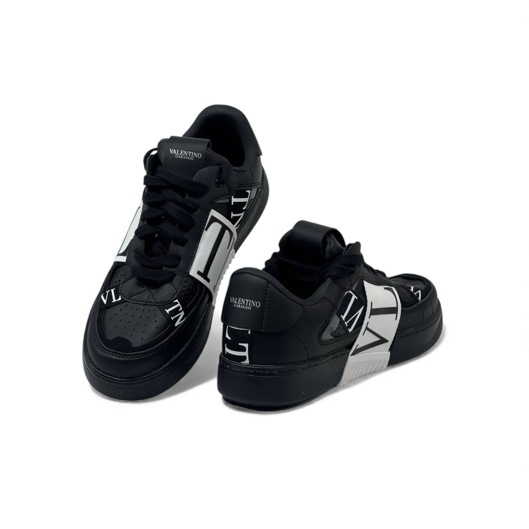 🖤 Valentino Garavani VL7N Black Sneakers – Bold Luxury, Italian Edge 👟