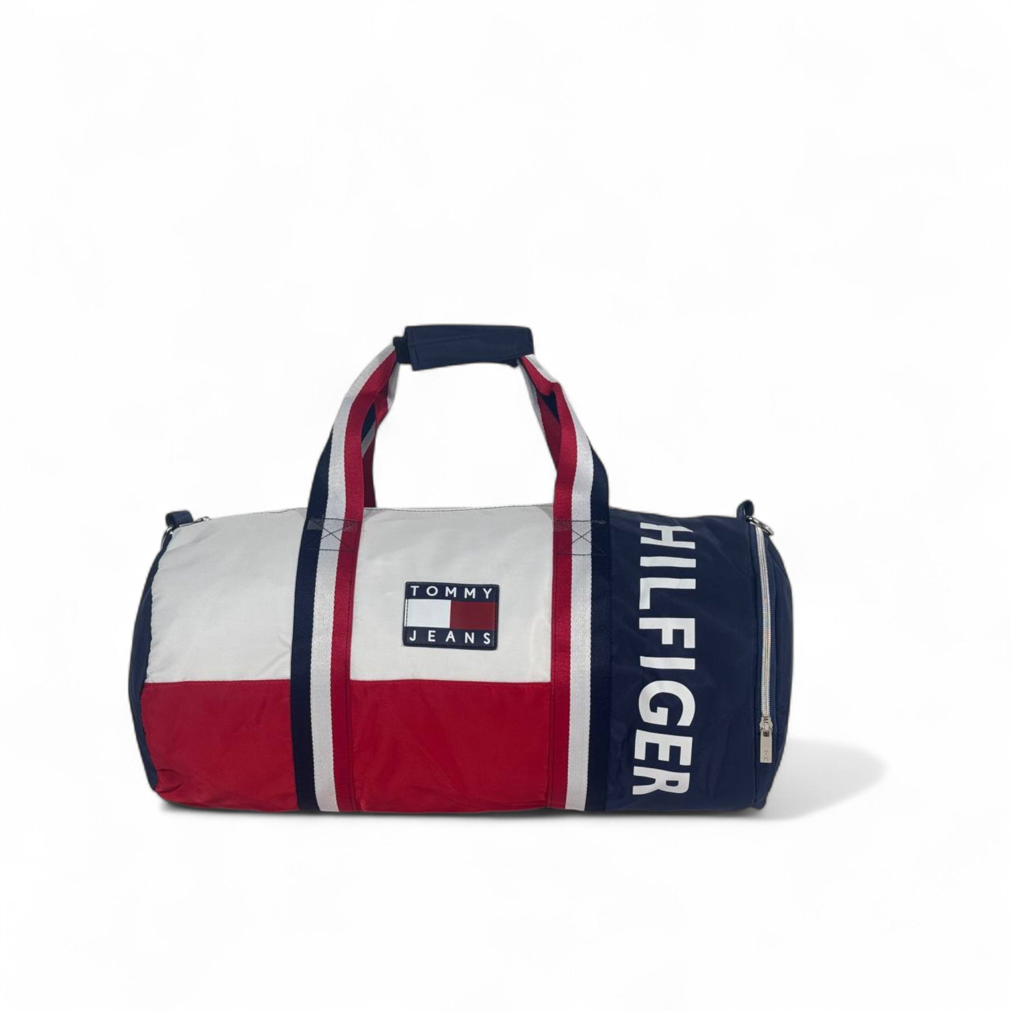Tommy Jeans Colorblock Duffel Bag – Red, White & Navy 🧳🇺🇸