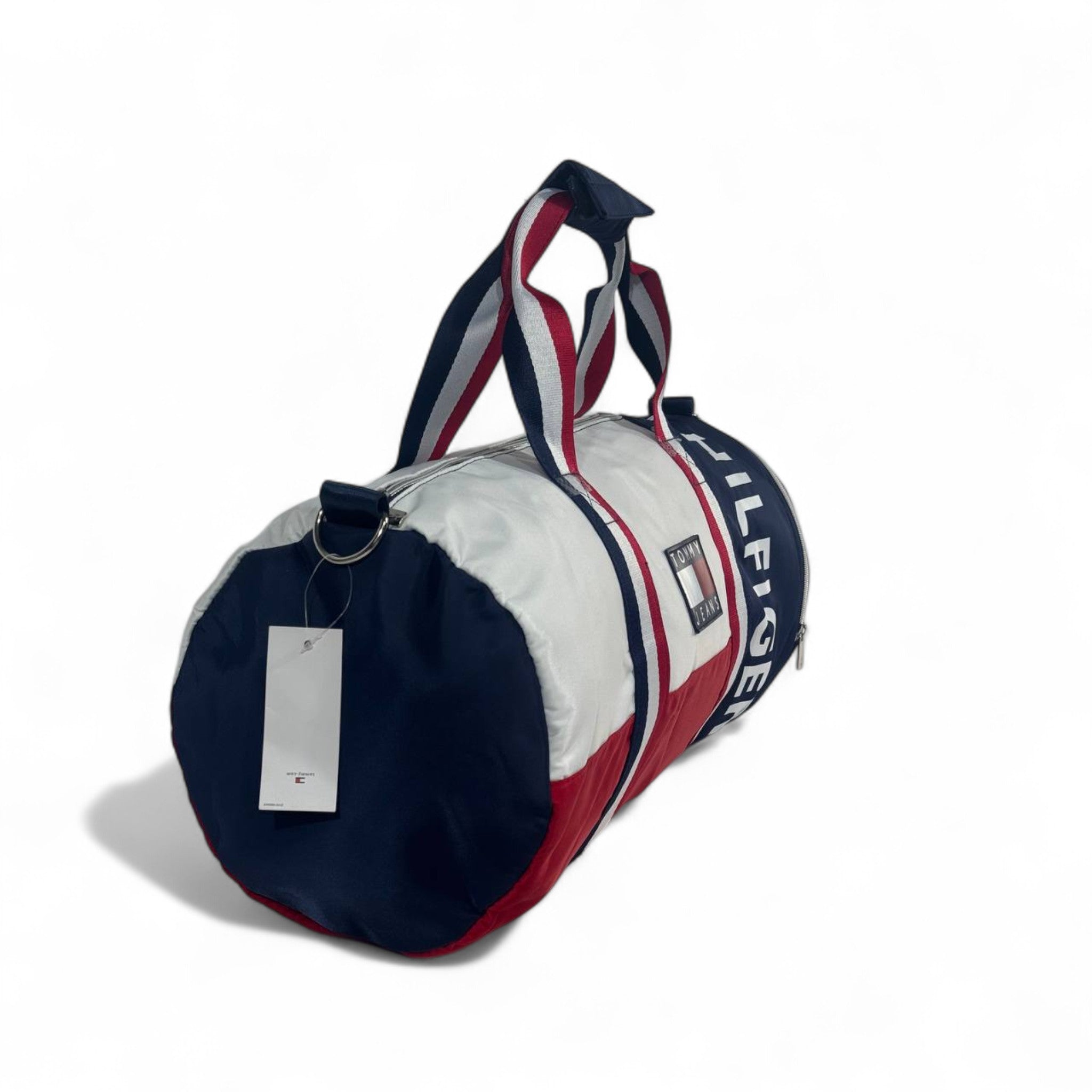 Tommy Jeans Colorblock Duffel Bag – Red, White & Navy 🧳🇺🇸