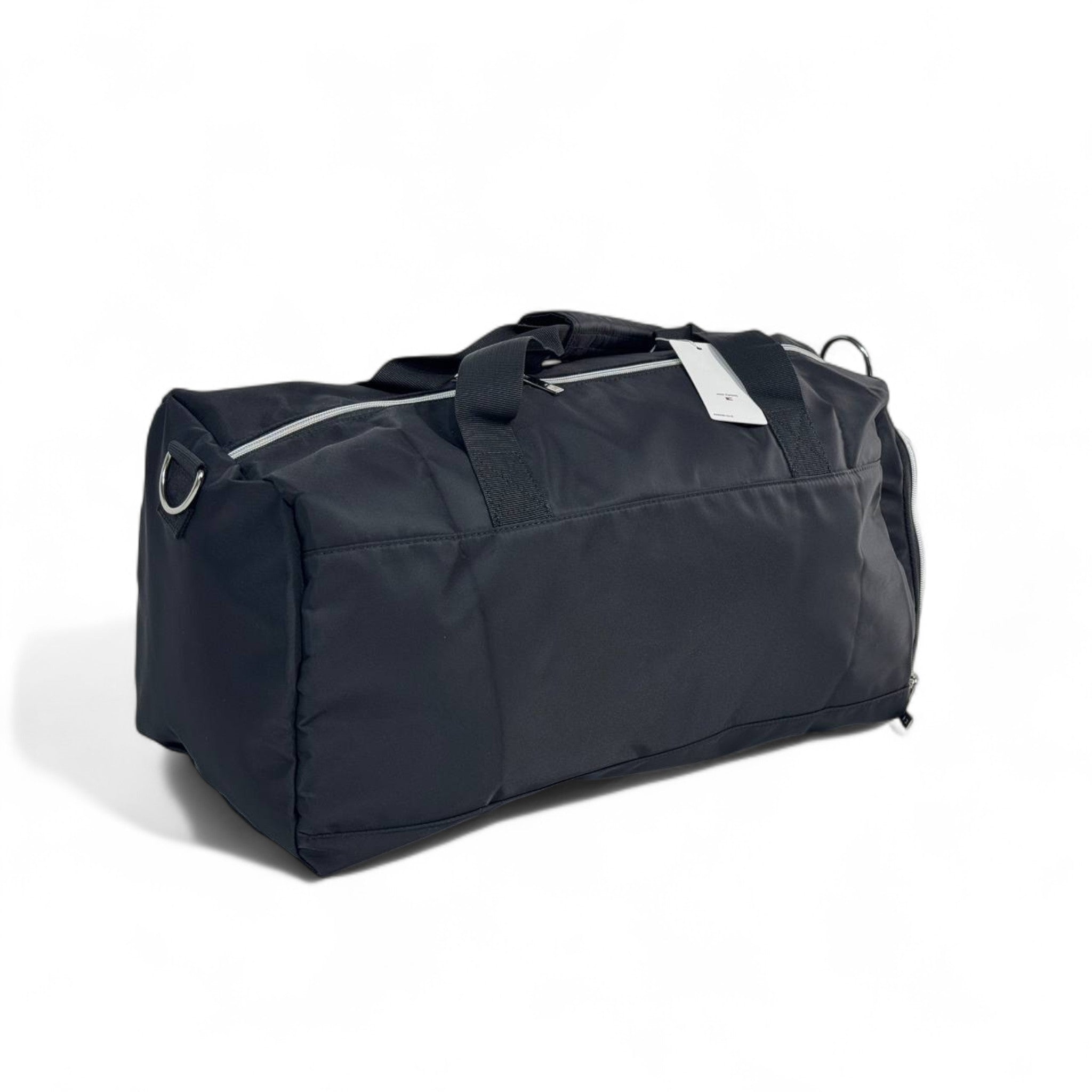 Tommy Hilfiger Oversized Logo Duffel Bag – Black, Red & White 🧳🔥