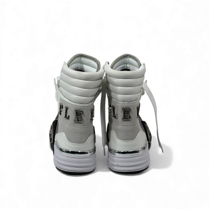 ⚪ Philipp Plein High-Top “78” Sneakers – Fearless Luxury Street Power 👟
