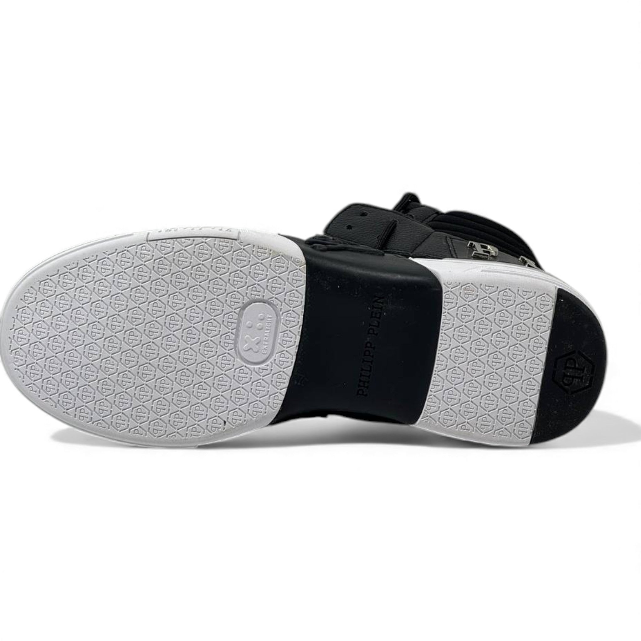 🖤 Philipp Plein High-Top “78” All Black Sneakers – Power, Precision & Attitude 👟