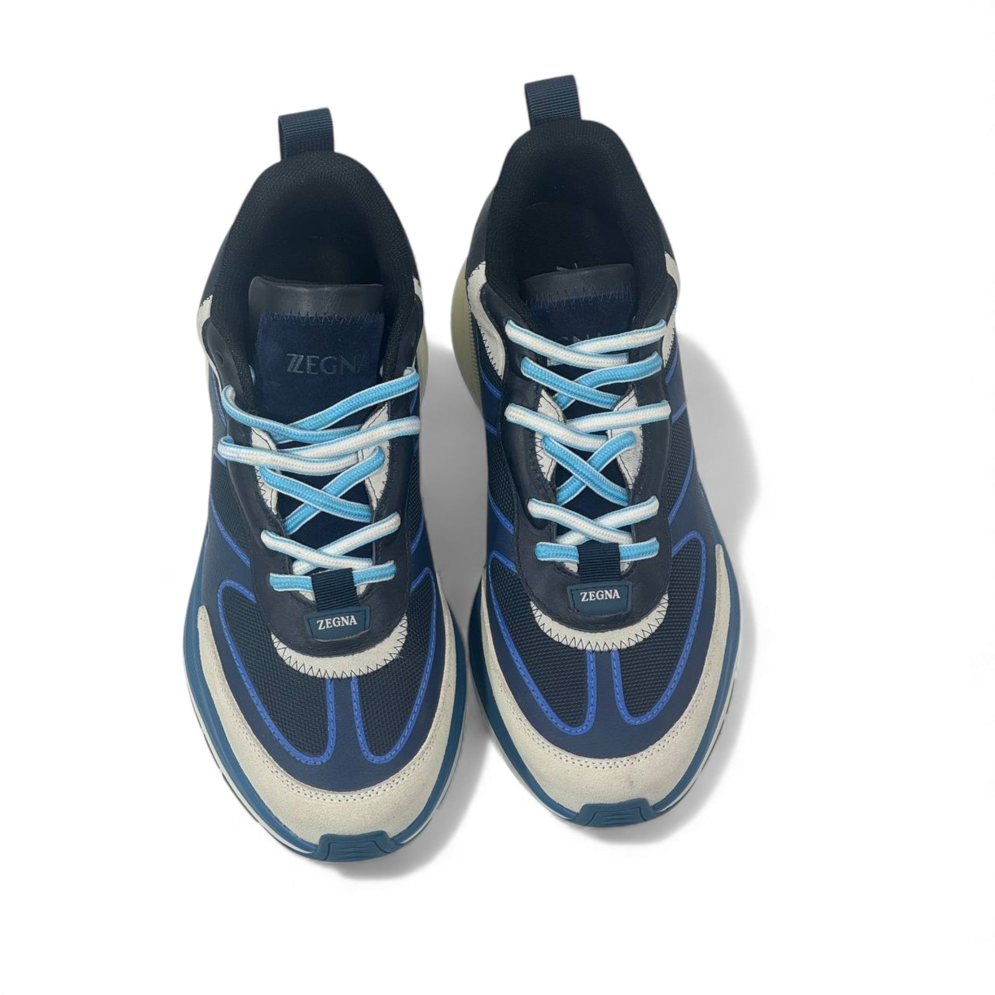 💙 Zegna Active Blue Sneakers – Italian Craft Meets Modern Energy 👟