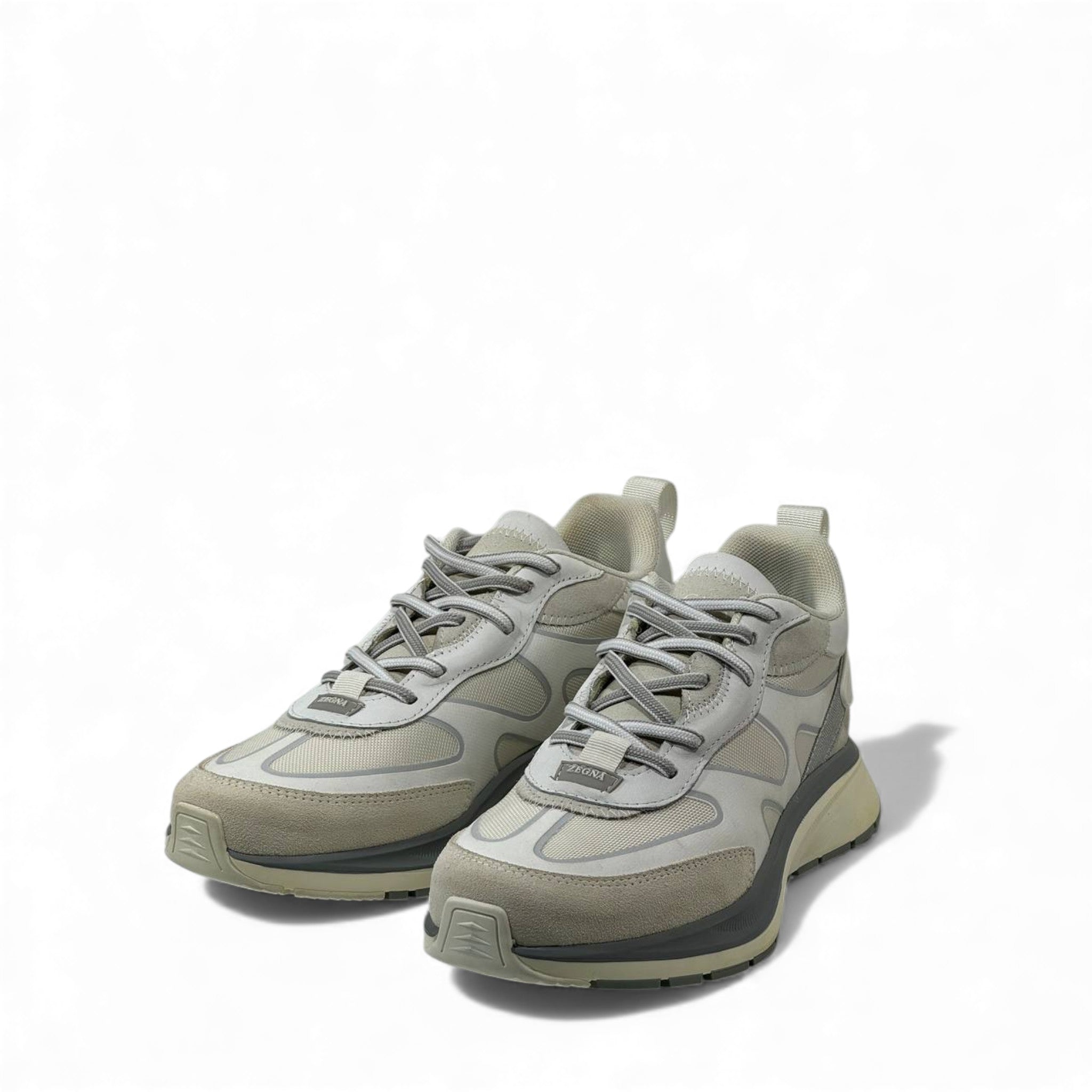 🤍 Zegna Beige Active Sneakers – Subtle Luxury, Effortless Motion 👟