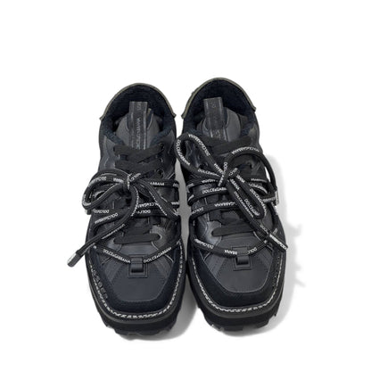 Dolce & Gabbana NS1 Trek Sneakers – Rugged Luxury in All Black ⚡