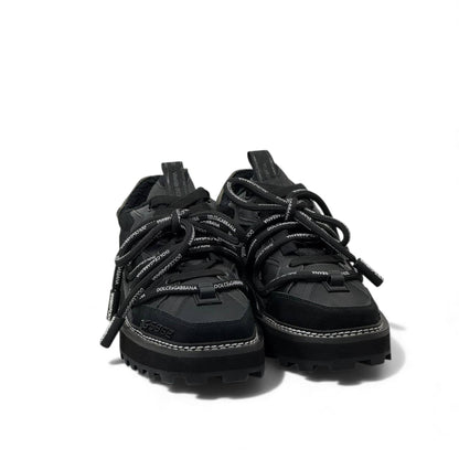 Dolce & Gabbana NS1 Trek Sneakers – Rugged Luxury in All Black ⚡