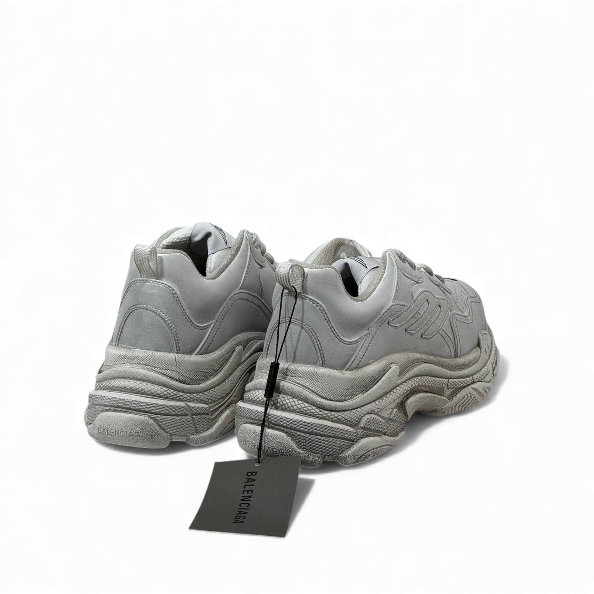 Balenciaga Triple S – White Monolith Edition 👟