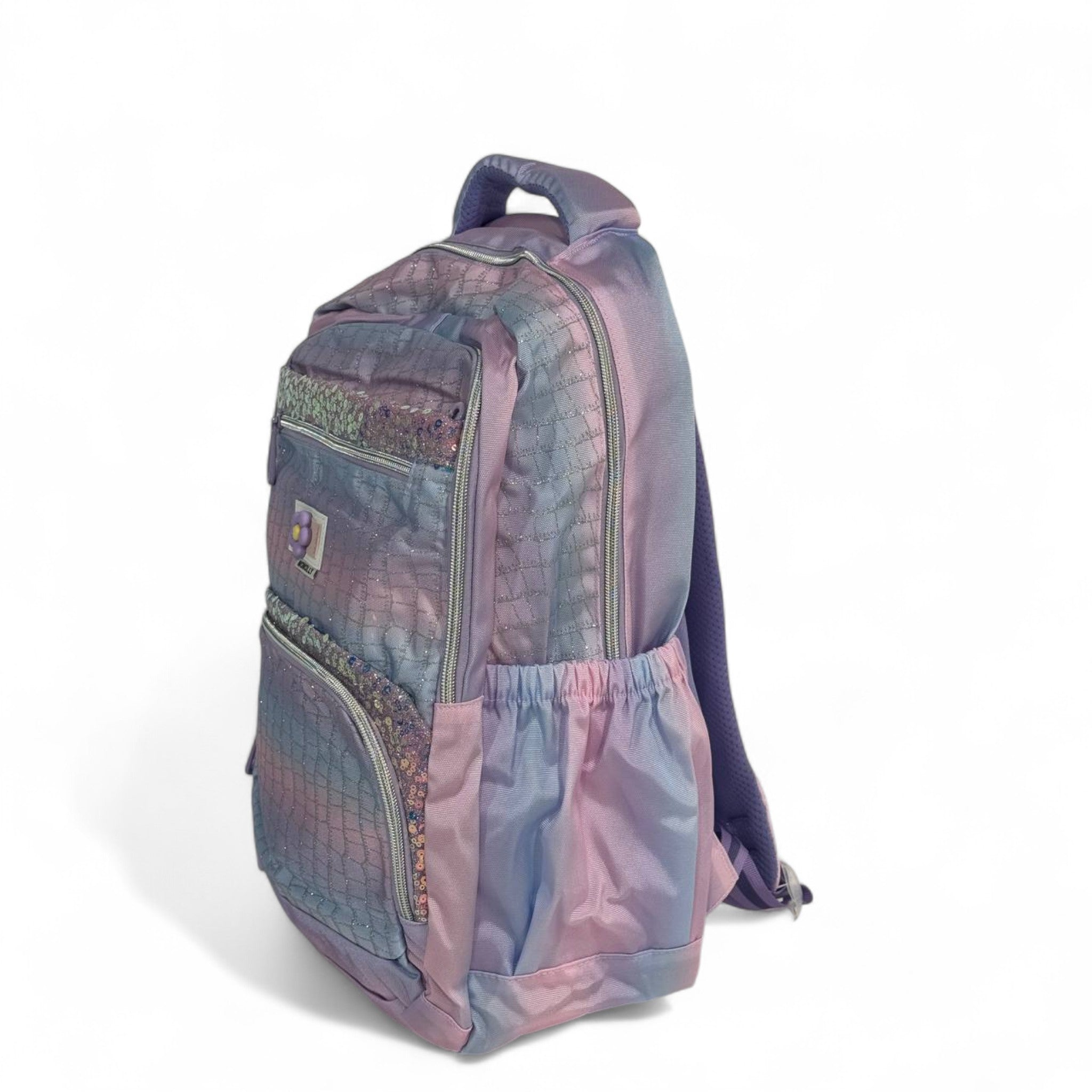 🎒 Momolly Pastel Dream Backpack – Glitter Edition 🌌✨