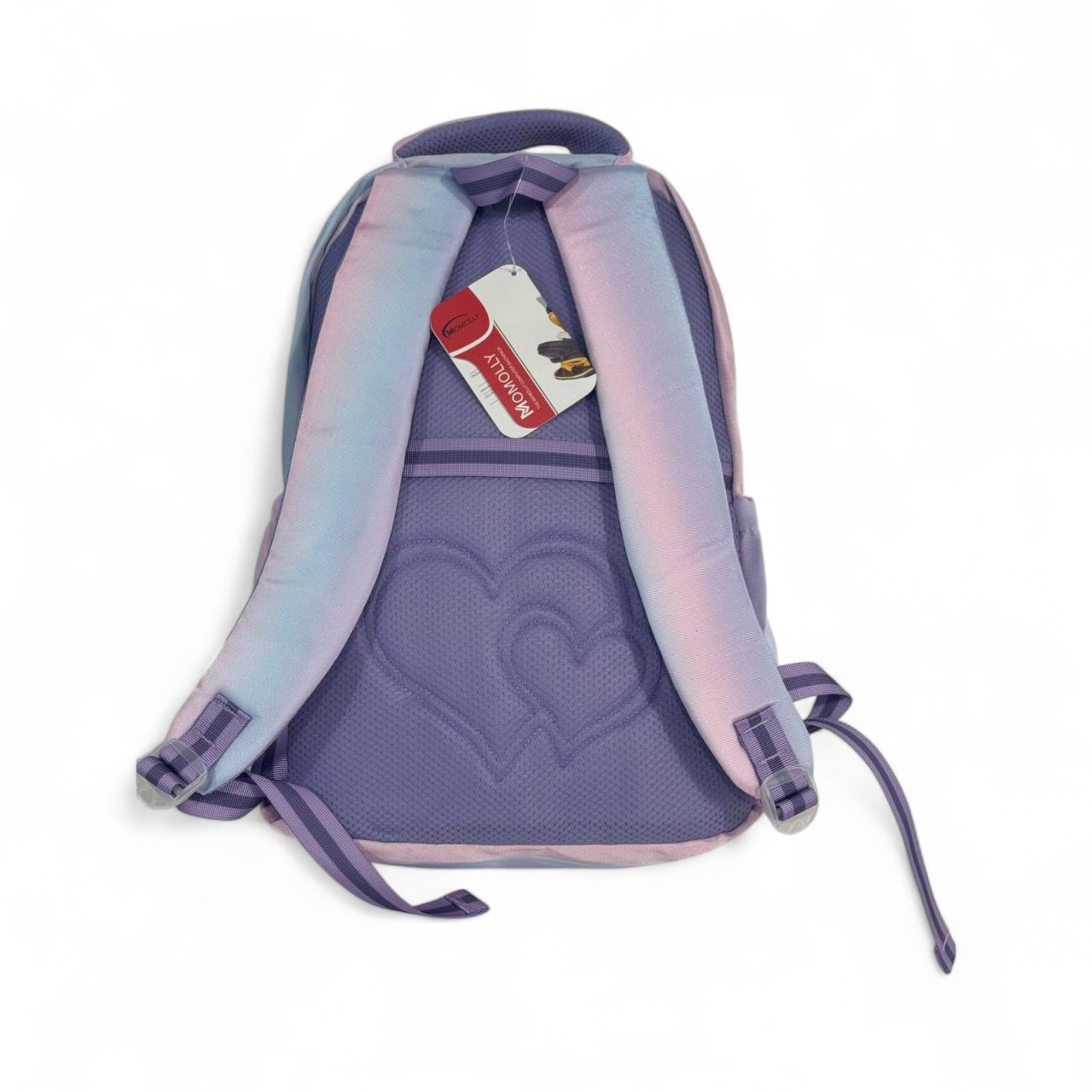 🎒 Momolly Pastel Dream Backpack – Glitter Edition 🌌✨