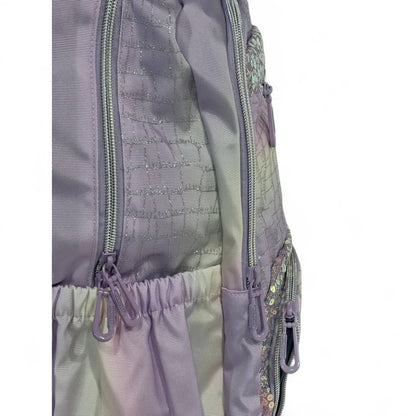 🎒 Momolly Stardust Dream Backpack – Pastel Purple Green Sparkle ✨🌈