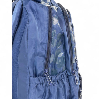 🔵 Momolly Explorer Backpack – Midnight Blue Leaf Edition 🍁💼
