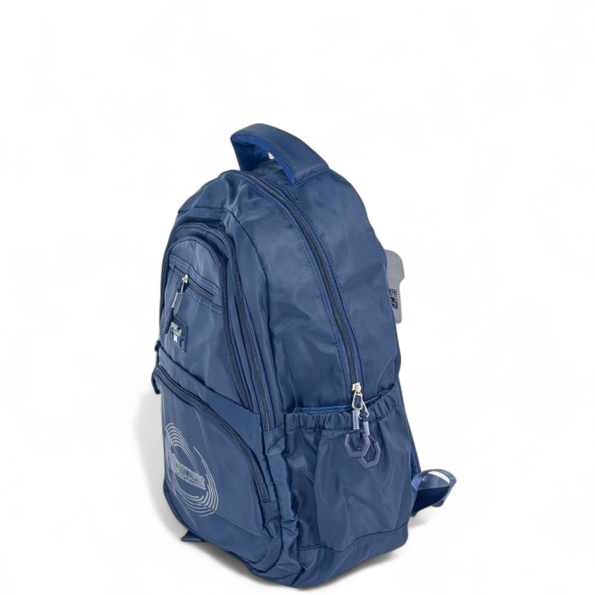 🔷 Momolly UrbanPro Backpack – Solid Navy Blue 🎒✨