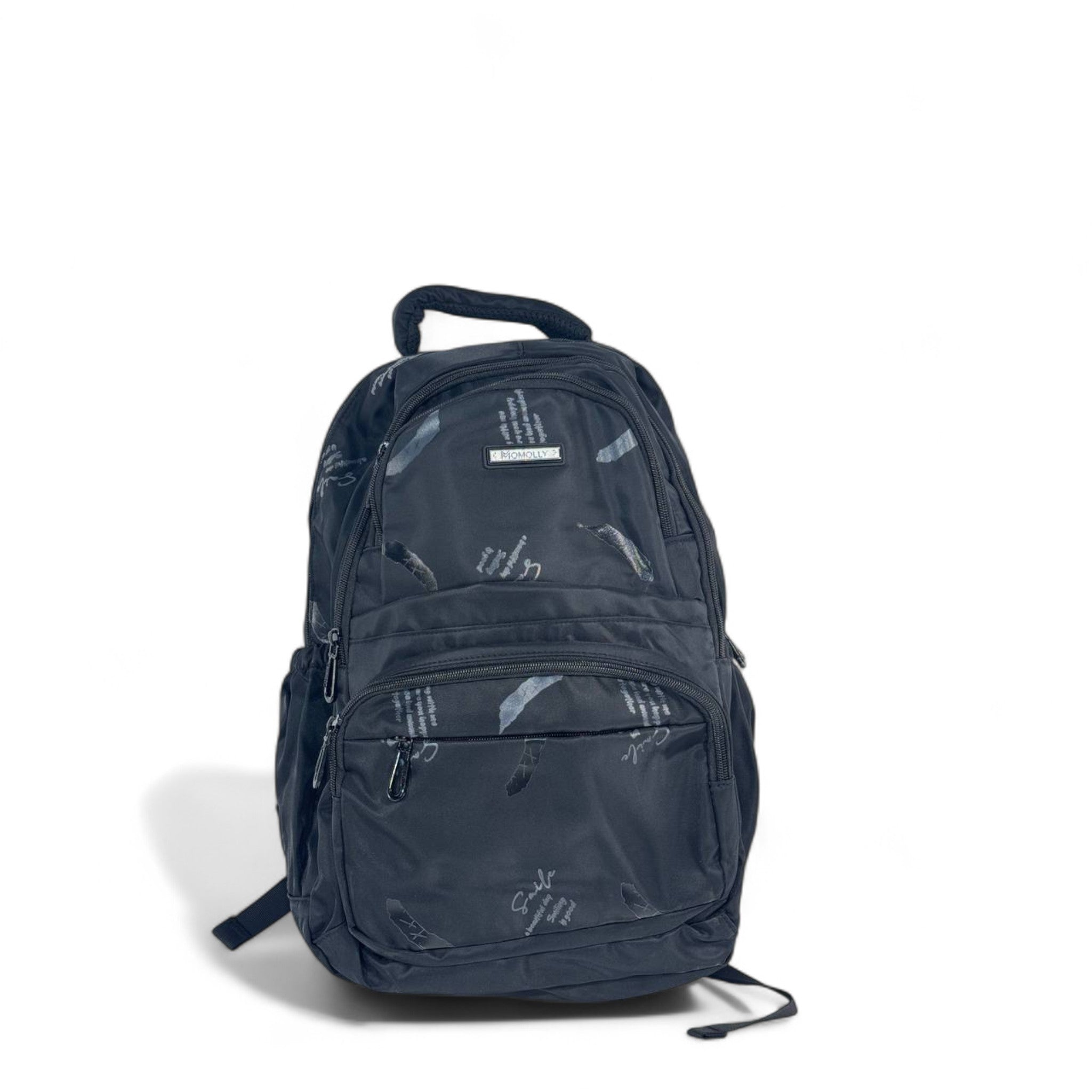🖤 Momolly Street Feathers Backpack – Black Edition 🎒🪶