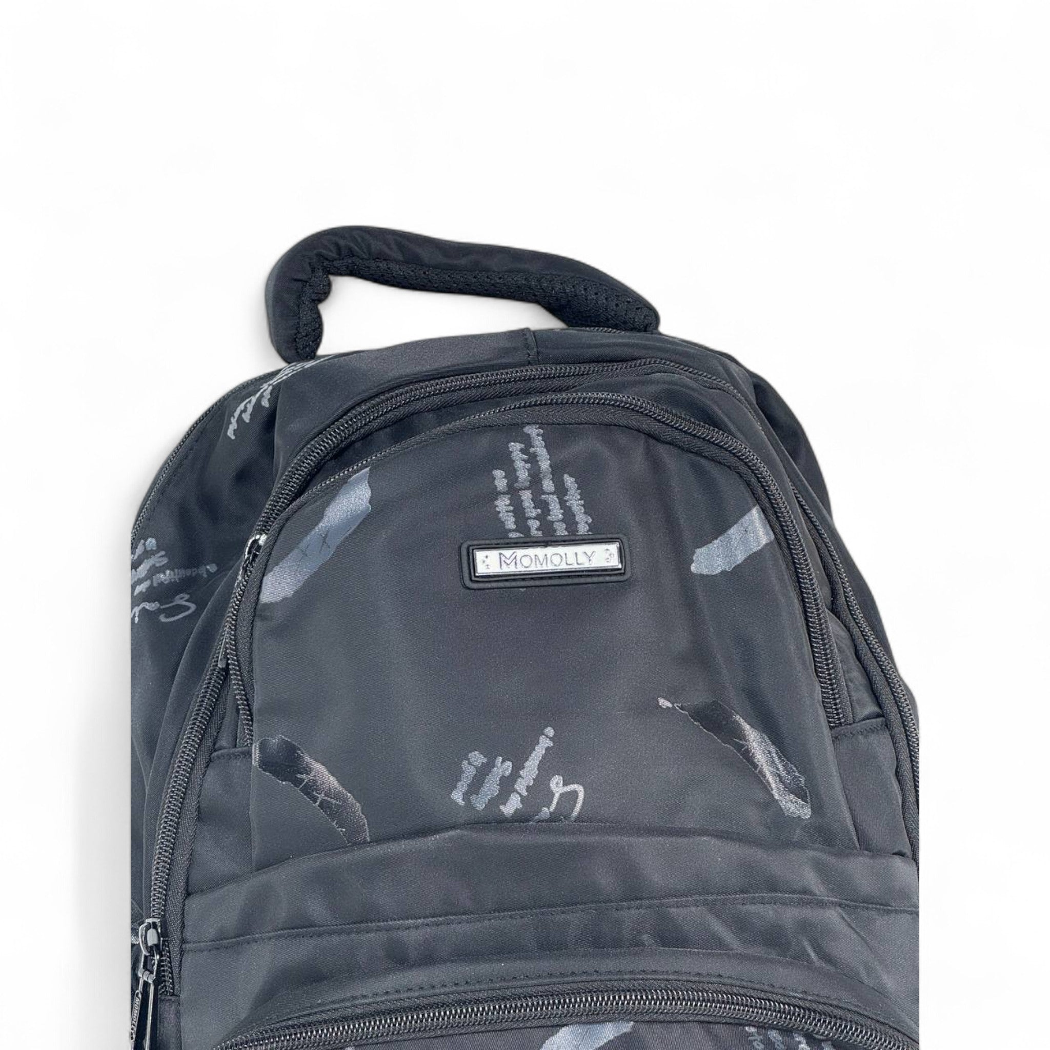 🖤 Momolly Street Feathers Backpack – Black Edition 🎒🪶