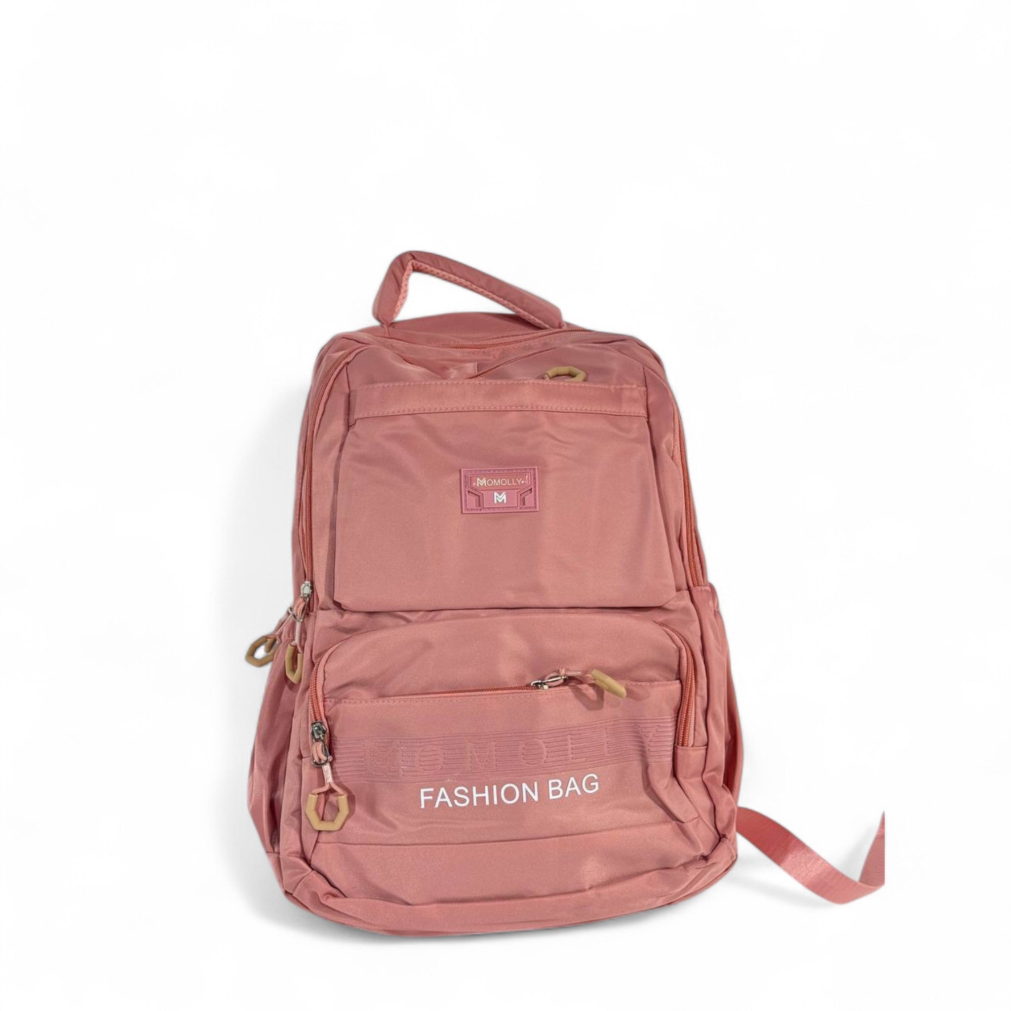 🌸 Momolly Fashion Backpack – Dusty Pink Charm 🎒💗
