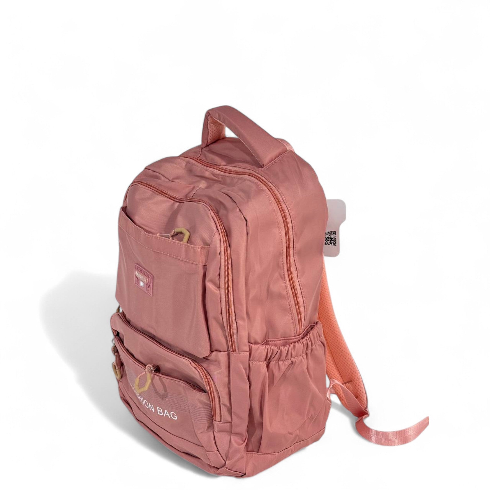 🌸 Momolly Fashion Backpack – Dusty Pink Charm 🎒💗