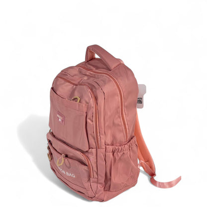 🌸 Momolly Fashion Backpack – Dusty Pink Charm 🎒💗