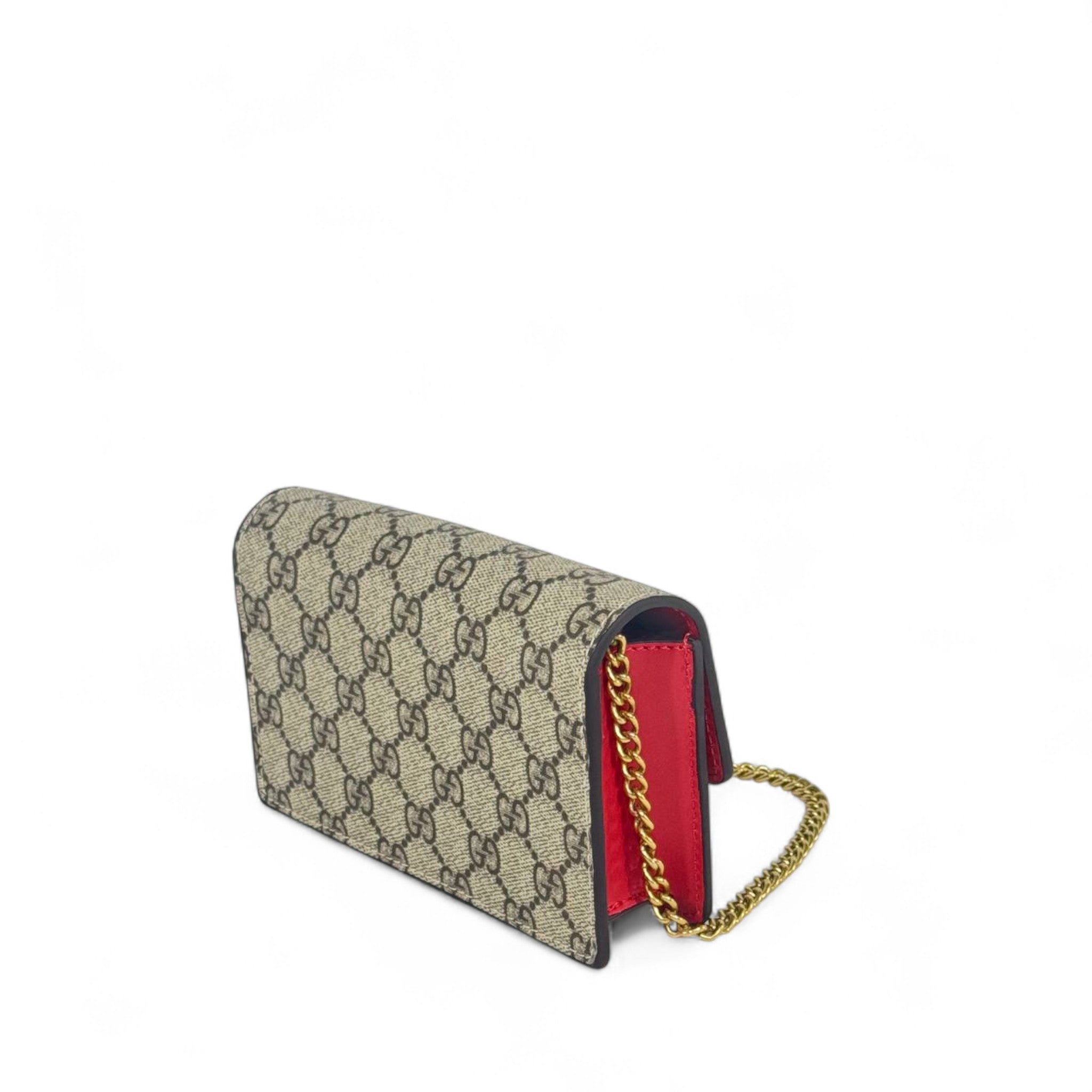 🍒 Cherry Charm GG Shoulder Bag – Luxury Monogram Edition 🍒
