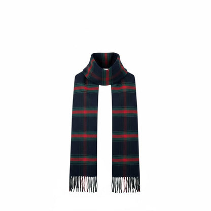 🕶️ Gucci Tartan Wool Scarf | Classic Red & Green Check Pattern