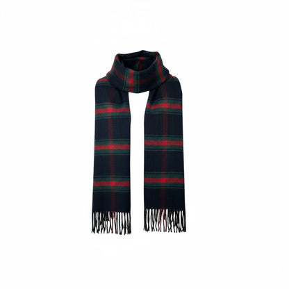 🕶️ Gucci Tartan Wool Scarf | Classic Red & Green Check Pattern