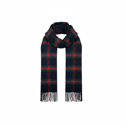 🕶️ Gucci Tartan Wool Scarf | Classic Red & Green Check Pattern