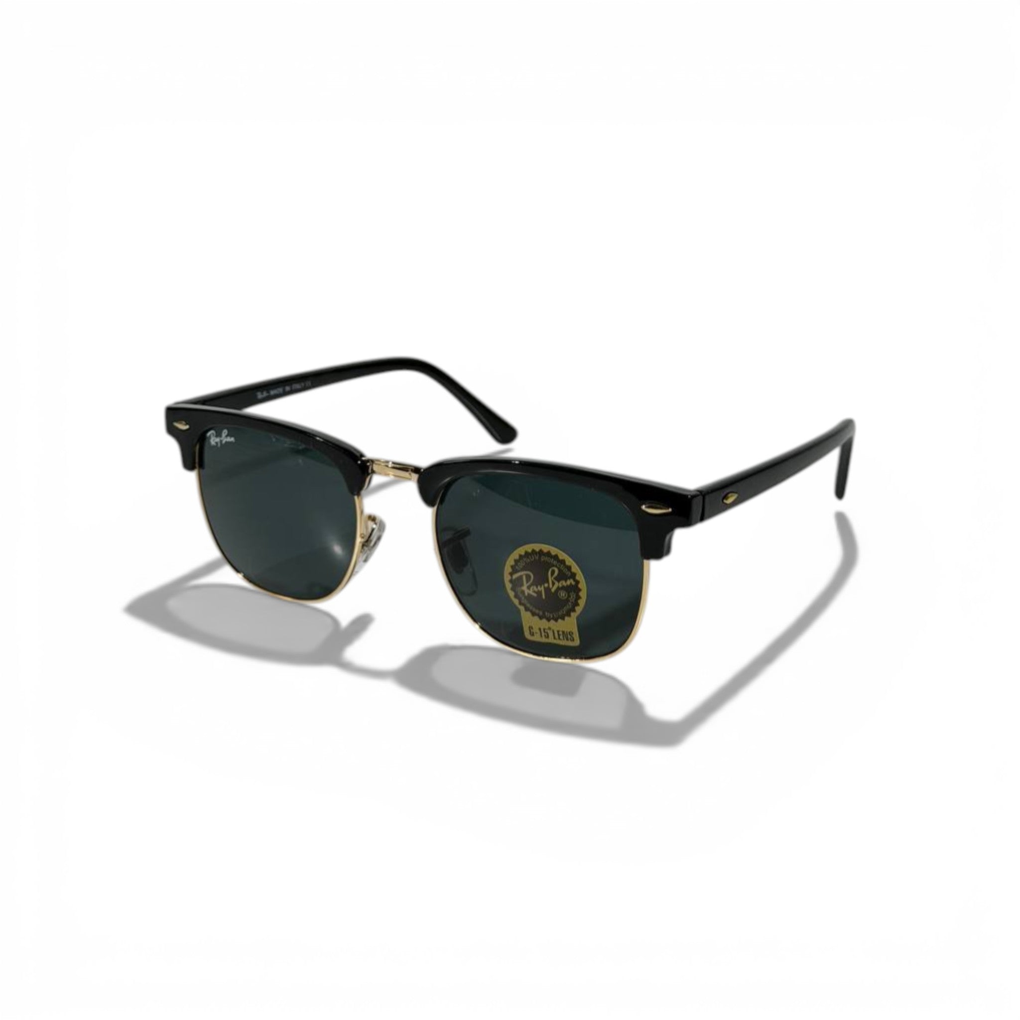Ray-Ban Clubmaster Gold Edition – G-15 Lens 🕶️✨